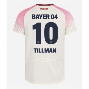 Billiga Bayer Leverkusen Malik Tillman #10 Bortatröja 2025-26 Kortärmad